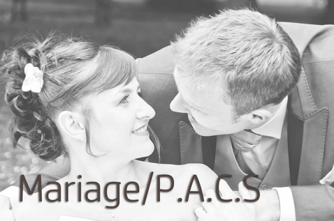 Mariage/Pacs